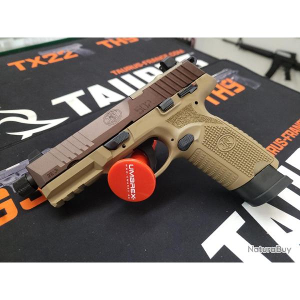 FNH USA 502 T TAN filet 22 lr