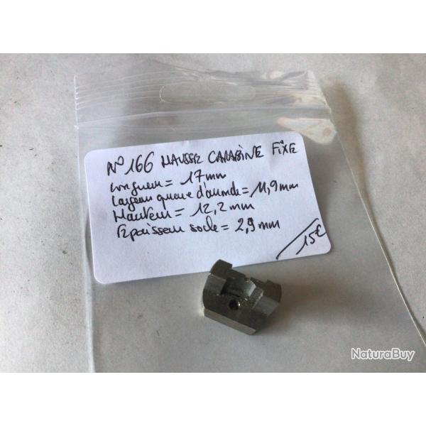 VENDU PAR LE-CUIRASSIER N166 HAUSSE DE CARABINE FIXE