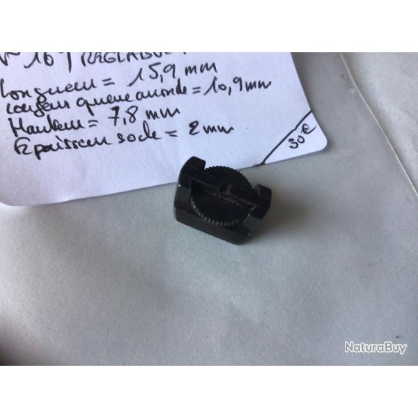 VENDU PAR LE-CUIRASSIER N169 HAUSSE DE CARABINE VOLET QUI PEUT SE RGLER PAR ROULETTE