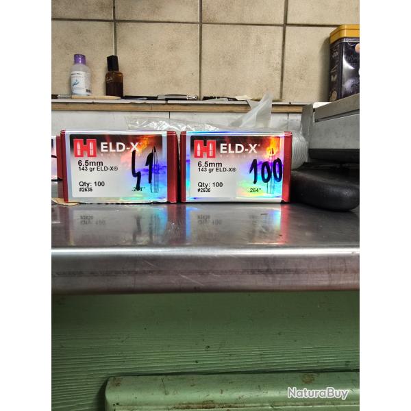 141 ogive 143 grain eld x .264