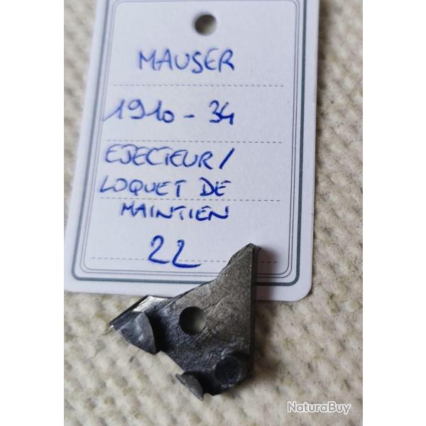 PI�CE MAUSER MOD. 1910-34 Cal. 7.65Br - EJECTEUR/LOQUET DE MAINTIEN