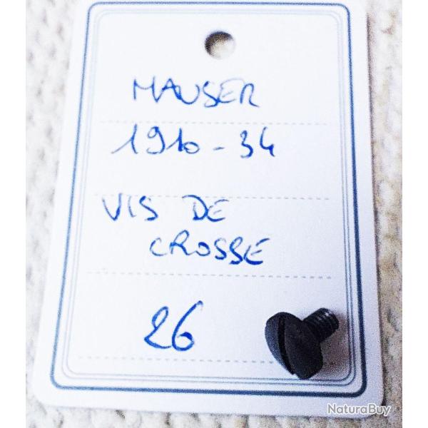 PI�CE MAUSER MOD. 1910-34 Cal. 7.65Br - VIS DE CROSSE