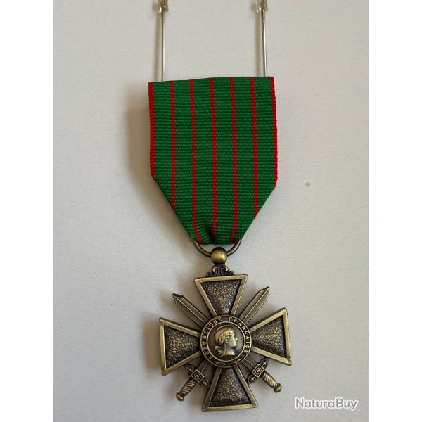 Reproduction Arthus Bertand Croix de Guerre 14 -18 Fran�aises Bronze Atlas