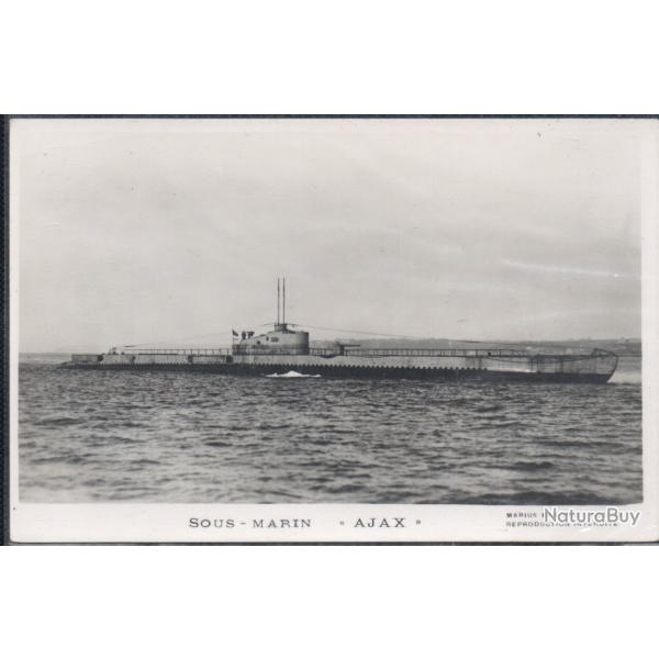 CPA - MARINE DE GUERRE  -  SOUS-MARIN  " AJAX " N�4072