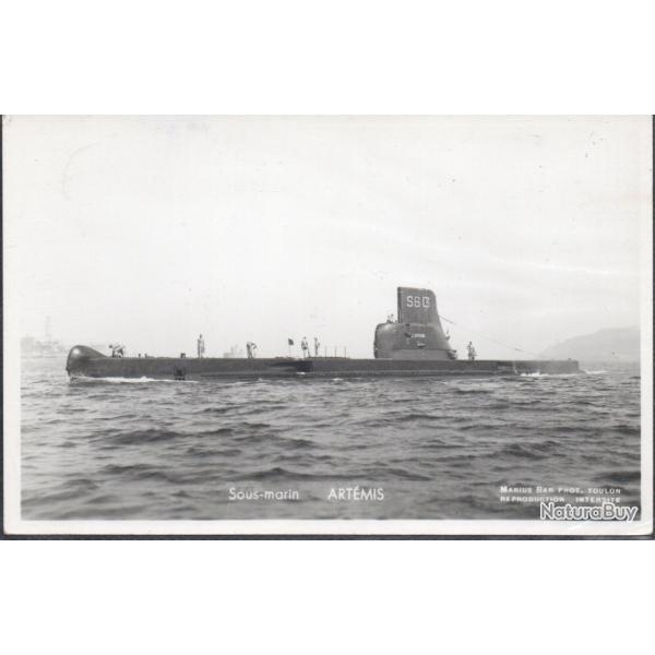 CPA - MARINE DE GUERRE  -  SOUS-MARIN  " ARTEMIS " N�4073