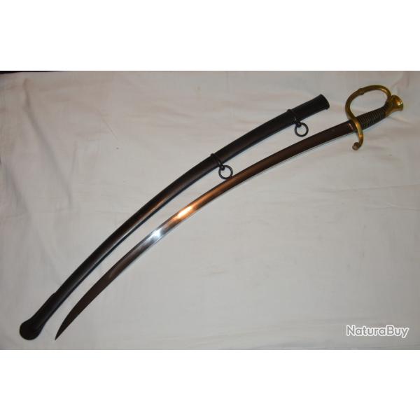 SABRE OFFICIER CANONNIER MONTE Mle 1829-ARTILLERIE SECOND EMPIRE GUERRE 1870-FRENCH ARTILLERY SWORD