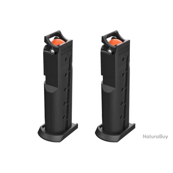 Lot de 2 chargeurs pour pistolet calibre .68 Byrna