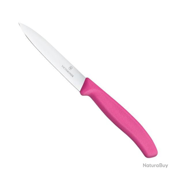 Couteau d'Office 10 cm Swiss Classic Multicolore - Victorinox Rose