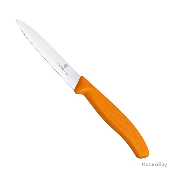 Couteau d'Office 10 cm Swiss Classic Multicolore - Victorinox Orange