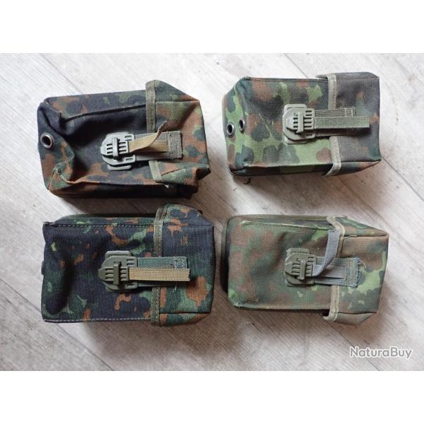 LOT DE 4 PORTES CHARGEURS POUR FUSIL HK G 3 ALLEMAND. Top pour paintball.