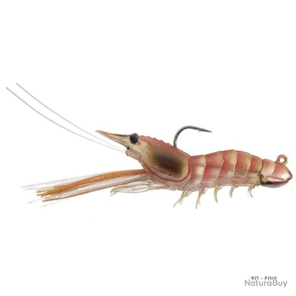 Leurre Souple Live Target Fleeing Shrimp Plastic Jig 7cm 918 - Grass Shrimp
