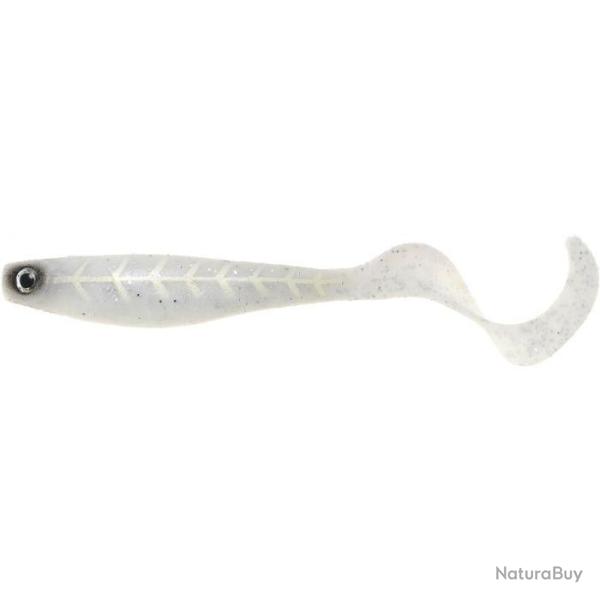 Leurre Souple Hyperlastics Curlyminn 6'' Pro Swimbait White Ghost