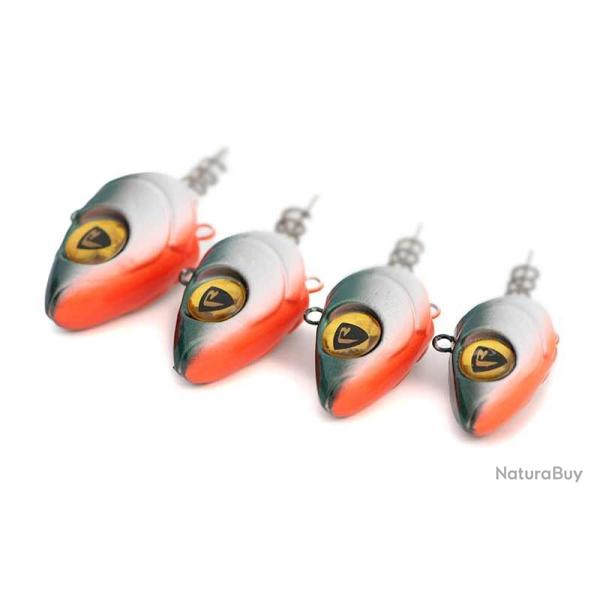 T�te Plomb�e Fox Rage Slick Pelagic Heads Game Over A l'unit� 20g Game Over