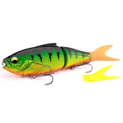 Poisson Nageur LMAB Real Vibe 180 - 18cm Coulant Fire Tiger 18cm 53g