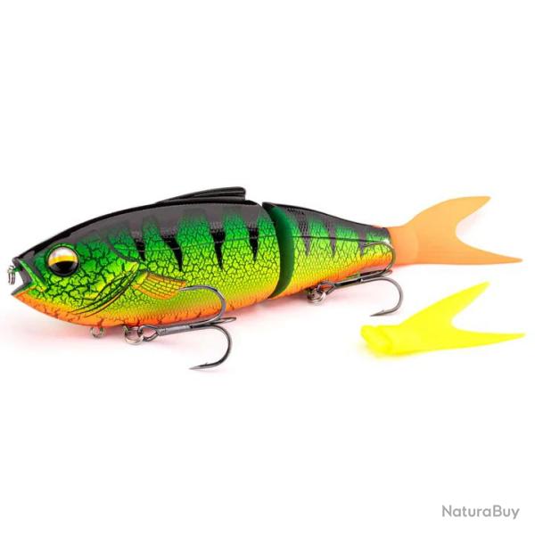Poisson Nageur LMAB Real Vibe 180 - 18cm Coulant Fire Tiger 18cm 53g