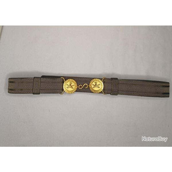 Ceinturon de tradition grande tenue 21/31 d'Artillerie