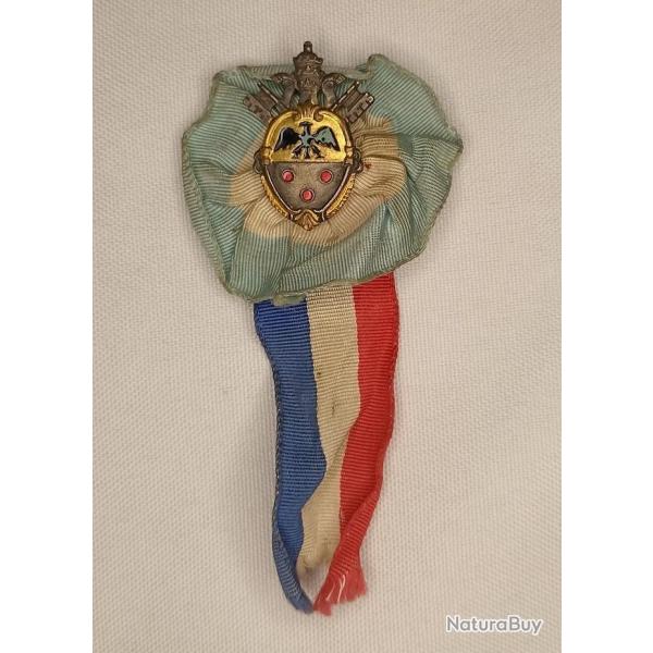 Cocarde ruban de p�lerinage au Vatican 1900