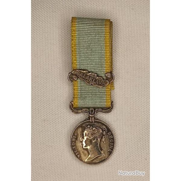 M�daille de Crim�e 1854/1856 agrafe BALAKAVA XIX�me