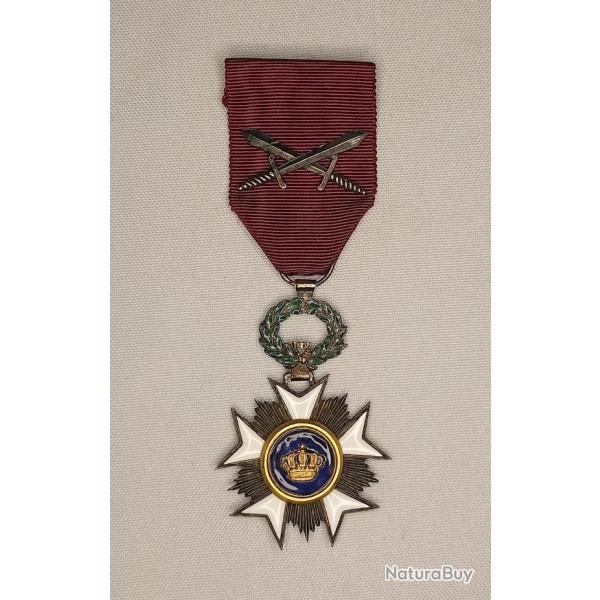 M�daille ordre de la couronne Belge L�opold II