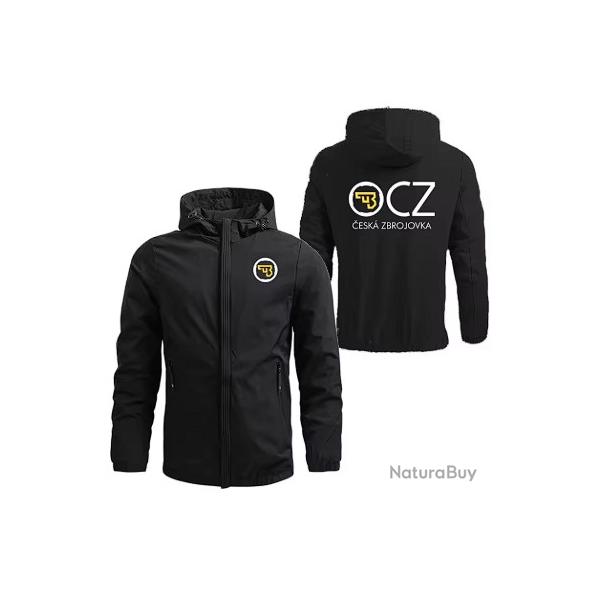 BLOUSON CZ noir - LIVRAISON GRATUITE