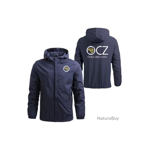 BLOUSON CZ bleu marine - LIVRAISON GRATUITE