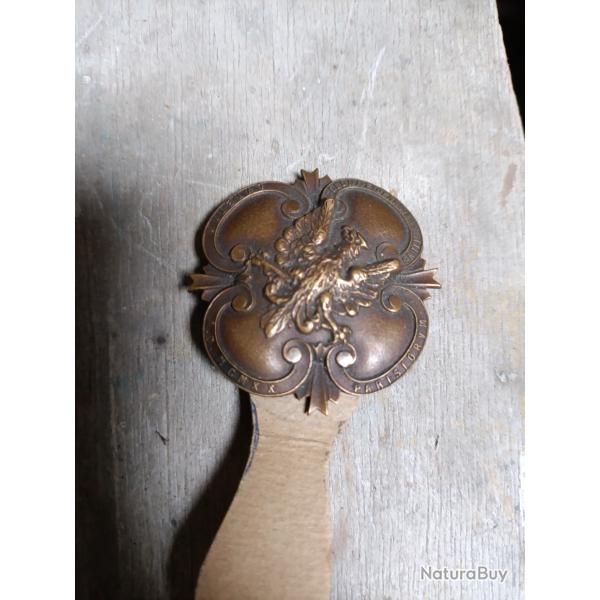 Insigne polonais ww2 � Bene Merentibus � Mission de l'arm�e polonaise en France