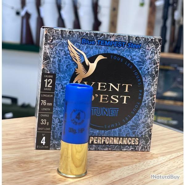 Carton 250 de Tunet vent d'est bleu 12/76 33G plomb 6