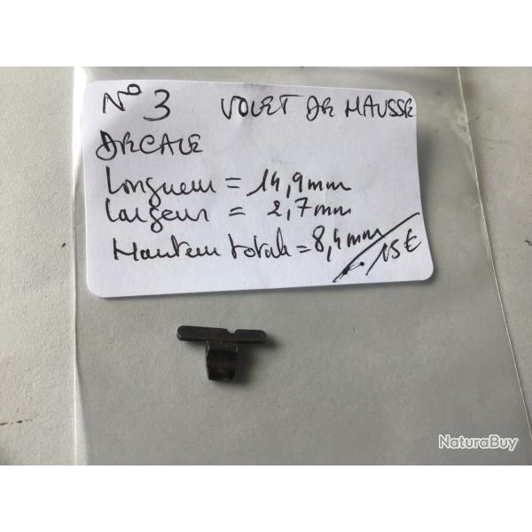 VENDU PAR LE-CUIRASSIER N 3 VOLET DE HAUSSE VISEUR DCAL