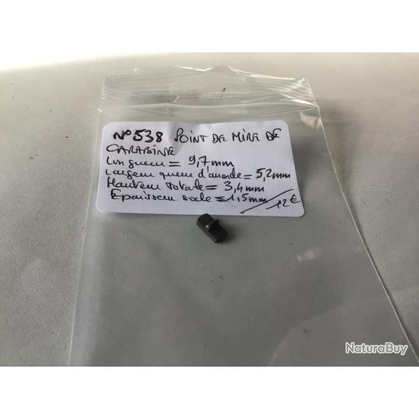 VENDU PAR LE-CUIRASSIER N538 POINT DE MIRE DE CARABINE