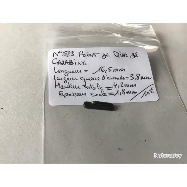 VENDU PAR LE-CUIRASSIER N523 POINT DE MIRE DE CARABINE