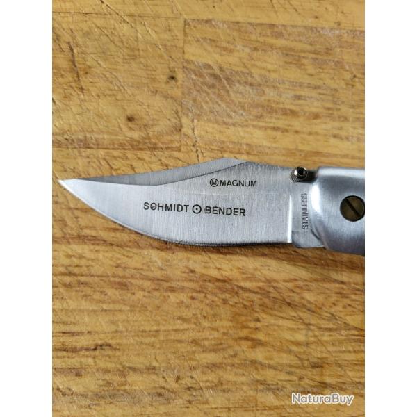 Couteau pliant schmidt & bender neuf