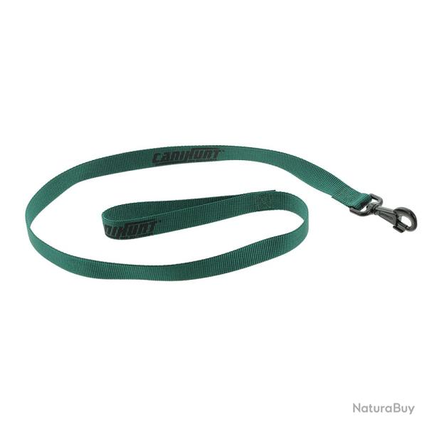 Laisse HUNTER FIRST simple plate 2,5 x 0.25 x 120 cm Vert CANIHUNT marque Fran�aise