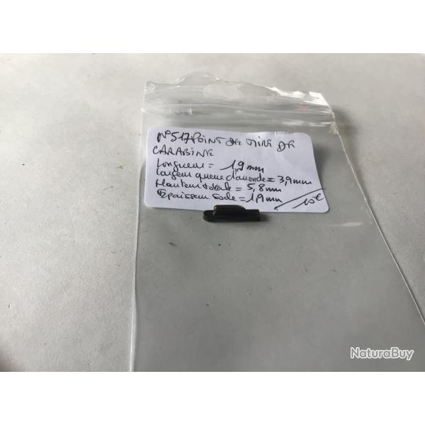 VENDU PAR LE-CUIRASSIER N517 POINT DE MIRE DE CARABINE