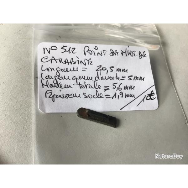 VENDU PAR LE-CUIRASSIER N512 POINT DE MIRE DE CARABINE
