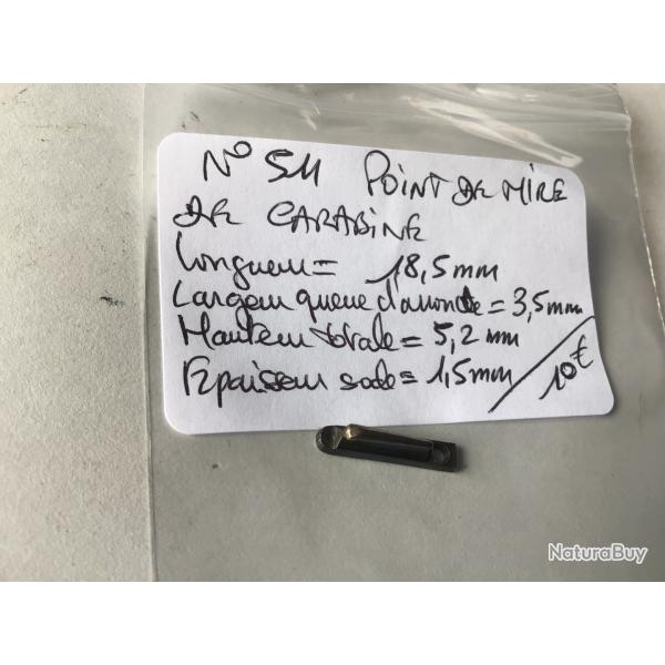 VENDU PAR LE-CUIRASSIER N511 POINT DE MIRE DE CARABINE