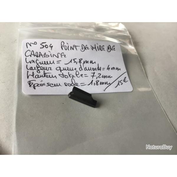 VENDU PAR LE-CUIRASSIER N504 POINT DE MIRE DE CARABINE