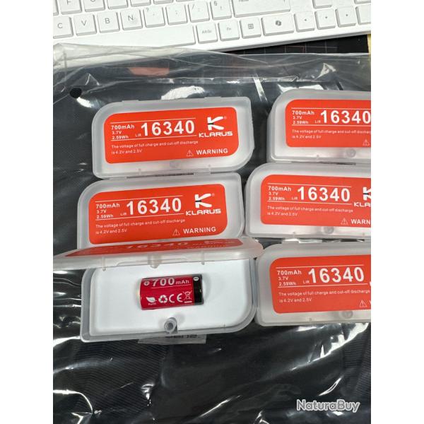 Batterie klarus 3,7v. 700mah