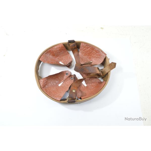 Coiffe / int�rieur de casque T58 Tch�coslovaque d�fense passive ann�es 1945 - 1950. M35 / 40 / 42 (A