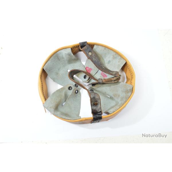 Coiffe / int�rieur de casque T58 Tch�coslovaque d�fense passive ann�es 1945 - 1950. M35 / 40 / 42 (B