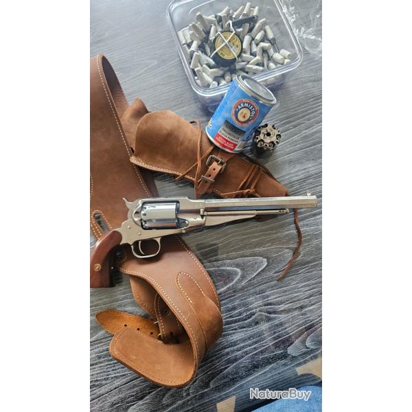 Pistolet poudre noire F.LLI PIETTA 1858 rm laiton