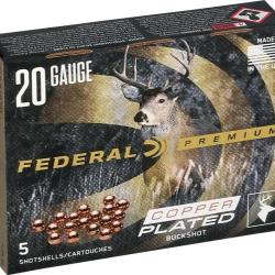 Cartouches Federal Chevrotine 18 grains - Cal. 20/76