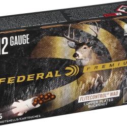 Cartouches Federal Chevrotine Longue Distance 12 grains - Cal. 12/76