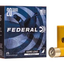 Cartouches Federal Game Load 28 gr Cal. 20 70