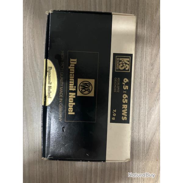 Munition 6.5x65 RWS KS X20