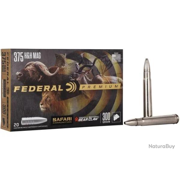 Balles Federal Trophy Bonded Bear Claw - Cal. 375 HH - 300 gr