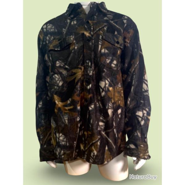 Chemise Polaire Camouflage XL  Neuve