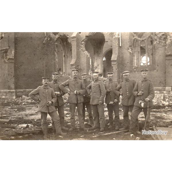 CPA -un groupe Soldat Allemand -N�4080