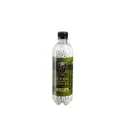 Billes BBs 6mm Elite Force Blanche 0.25g Bouteille x2700