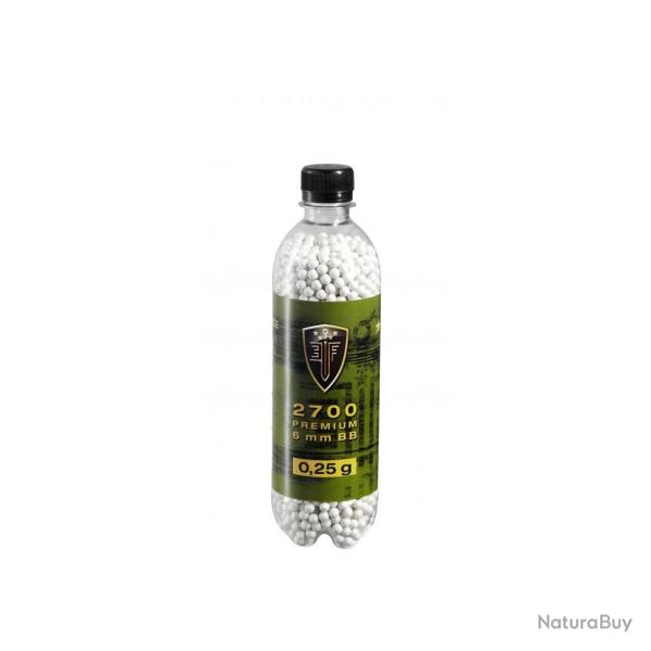 Billes BBs 6mm Elite Force Blanche 0.25g Bouteille x2700