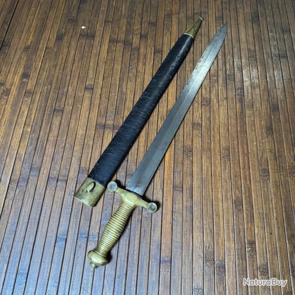 BEAU GLAIVE 1855 ALL�G� DANS SON FOURREAU